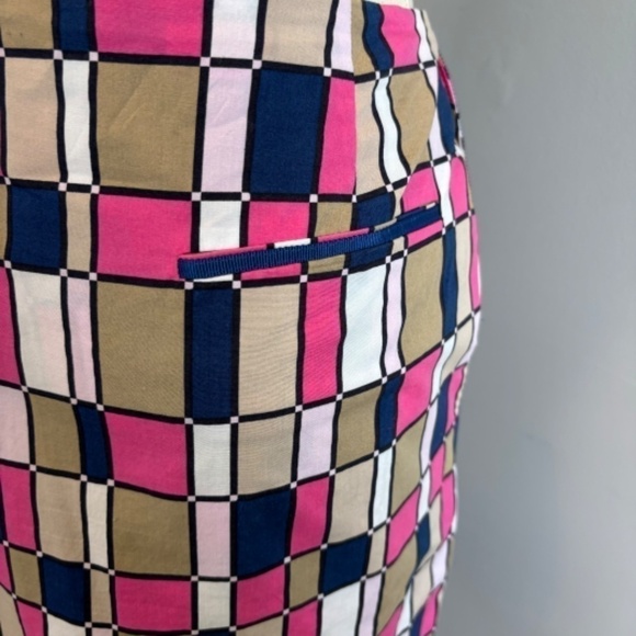 Golftini, Women's Monkey Business, Pink, Tan and Blue, Golf Skort SZ 8L - Picture 7 of 9